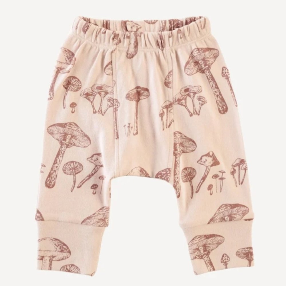 NIB Kate Quinn 6-12m Classic Panda Pant | Rose Mushroom | organic cotton